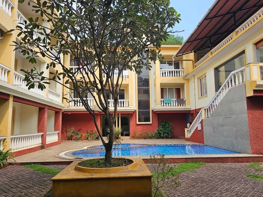 1bhk in Siolim with pool and Gym